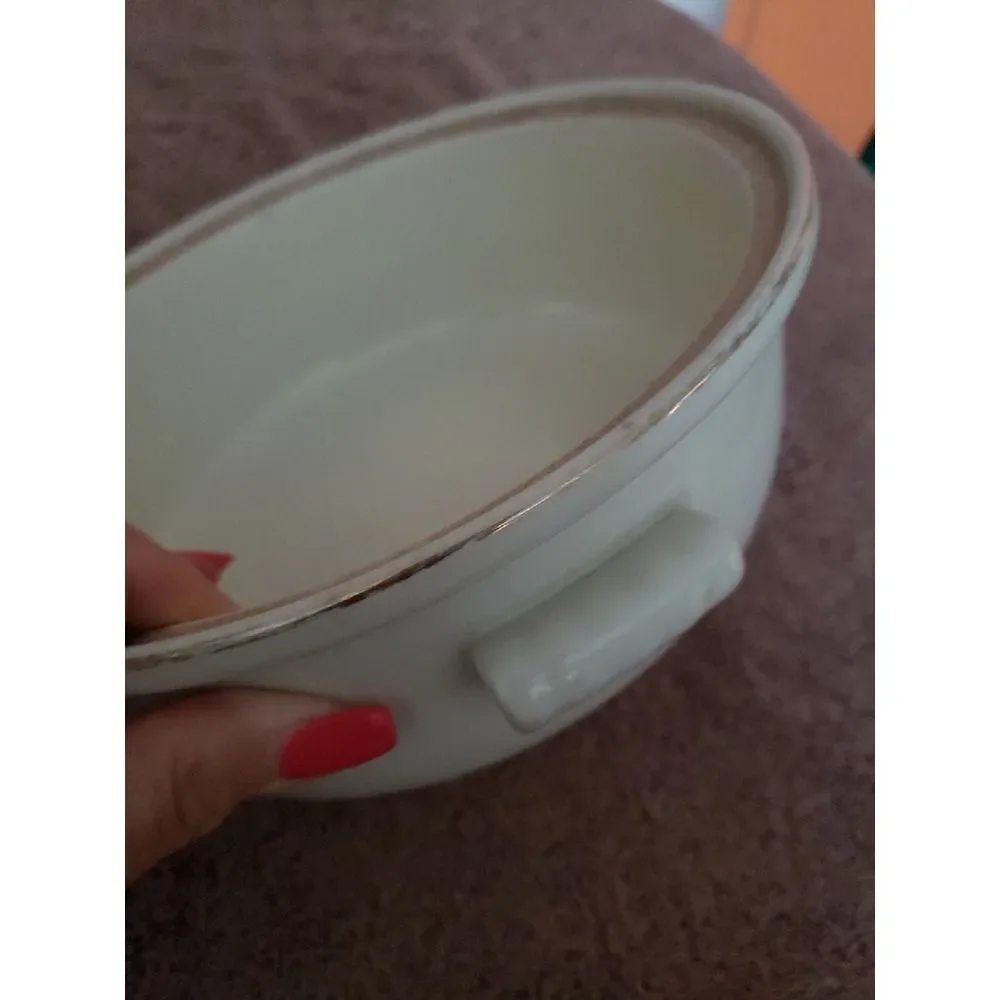 Vtg Hall Autumn Leaf Covered Casserole 2‎ Quart
